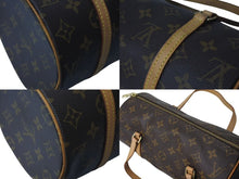 画像をギャラリービューアに読み込む, LOUIS VUITTON ルイヴィトン パピヨンPM 26 筒形 ハンドバック ブラウン モノグラム M51366 美品 中古 4c073603