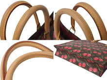 画像をギャラリービューアに読み込む, LOUIS VUITTON ルイヴィトン モノグラム チェリー サックプラ トートバッグ ブラウン M95010 村上隆 2005年春夏 美品 中古 4c073606