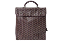 画像をギャラリービューアに読み込む, 極美品 GOYARD ゴヤール サンレジェ バックパック ゴヤールディンキャンバス シュヴロッシュカーフスキン バーガンディ シルバー金具 STLEGEMMLTY33CG33P SUT120190 中古 4c073607