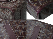 画像をギャラリービューアに読み込む, 極美品 GOYARD ゴヤール サンレジェ バックパック ゴヤールディンキャンバス シュヴロッシュカーフスキン バーガンディ シルバー金具 STLEGEMMLTY33CG33P SUT120190 中古 4c073607
