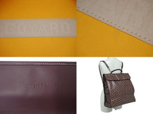 画像をギャラリービューアに読み込む, 極美品 GOYARD ゴヤール サンレジェ バックパック ゴヤールディンキャンバス シュヴロッシュカーフスキン バーガンディ シルバー金具 STLEGEMMLTY33CG33P SUT120190 中古 4c073607
