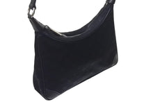 Load image into Gallery viewer, LOUIS VUITTON ルイヴィトン ワンショルダーバッグ サドルバッグ トロッター柄 モノグラムサテン ブラック 美品 中古 4c073611