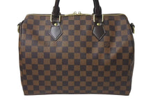 画像をギャラリービューアに読み込む, 新品同様 LOUIS VUITTON ルイヴィトン スピーディ30 ハンドバッグ ダミエキャンバス N41531 ゴールド金具 ブラウン 中古 4c073613