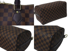 画像をギャラリービューアに読み込む, 新品同様 LOUIS VUITTON ルイヴィトン スピーディ30 ハンドバッグ ダミエキャンバス N41531 ゴールド金具 ブラウン 中古 4c073613