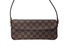 画像をギャラリービューアに読み込む, 極美品 LOUIS VUITTON ルイヴィトン ハンドバッグ レコレータ ダミエ N51299 PVC レザー ブラウン ゴールド金具 中古 4c073614