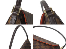 画像をギャラリービューアに読み込む, 極美品 LOUIS VUITTON ルイヴィトン ハンドバッグ レコレータ ダミエ N51299 PVC レザー ブラウン ゴールド金具 中古 4c073614