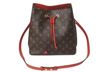 画像をギャラリービューアに読み込む, 極美品 LOUIS VUITTON ルイヴィトン モノグラム ネオノエ ショルダーバッグ バケットバッグ コクリコ M44021 ゴールド金具 中古 4c073622