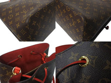 画像をギャラリービューアに読み込む, 極美品 LOUIS VUITTON ルイヴィトン モノグラム ネオノエ ショルダーバッグ バケットバッグ コクリコ M44021 ゴールド金具 中古 4c073622