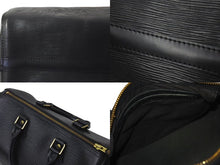 画像をギャラリービューアに読み込む, LOUIS VUITTON ルイヴィトン スピーディ25 ハンドバッグ M59022 エピレザー ブラック ゴールド金具 美品 中古 4c073623