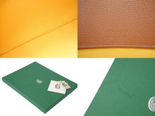 画像をギャラリービューアに読み込む, 新品同様 GOYARD ゴヤール セナMM クラッチバッグ SENAT2MMLTY01CL03P ブラック ブラウン PVC レザー 中古 4c073624
