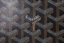 画像をギャラリービューアに読み込む, 新品同様 GOYARD ゴヤール セナMM クラッチバッグ SENAT2MMLTY01CL03P ブラック ブラウン PVC レザー 中古 4c073624