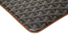 画像をギャラリービューアに読み込む, 新品同様 GOYARD ゴヤール セナMM クラッチバッグ SENAT2MMLTY01CL03P ブラック ブラウン PVC レザー 中古 4c073624