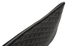 画像をギャラリービューアに読み込む, 新品同様 GOYARD ゴヤール セナMM クラッチバッグ SENAT2MMLTY01CL03P ブラック ブラウン PVC レザー 中古 4c073624