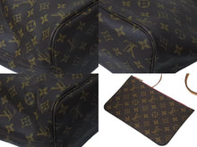 画像をギャラリービューアに読み込む, 極美品 LOUIS VUITTON ルイヴィトン ネヴァーフルMM トートバッグ M46987 モノグラム ブラウン ゴールド金具 美品 中古 4c073627