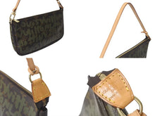 画像をギャラリービューアに読み込む, LOUIS VUITTON ルイヴィトン ポシェットアクセソワールモノグラムグラフィティ M92191 ハンドバッグ カーキ 美品 中古 4c073629