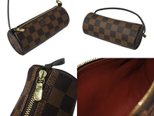 画像をギャラリービューアに読み込む, LOUIS VUITTON ルイヴィトン ハンドバッグ パピヨン30 ダミエキャンバス N51303 ブラウン ゴールド金具 美品 中古 4c073633