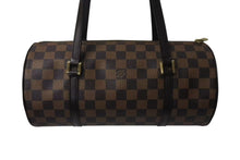 画像をギャラリービューアに読み込む, LOUIS VUITTON ルイヴィトン ハンドバッグ パピヨン30 ダミエキャンバス N51303 ブラウン ゴールド金具 美品 中古 4c073633