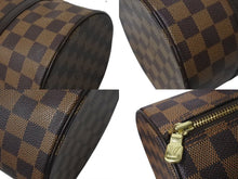 画像をギャラリービューアに読み込む, LOUIS VUITTON ルイヴィトン ハンドバッグ パピヨン30 ダミエキャンバス N51303 ブラウン ゴールド金具 美品 中古 4c073633
