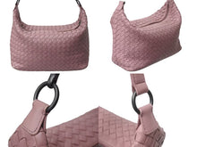 Load image into Gallery viewer, BOTTEGA VENETA ボッテガヴェネタ イントレチャート ワンショルダーバッグ ピンク 美品 中古 4c073637