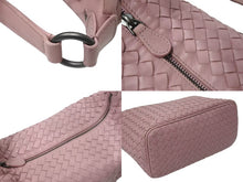 Load image into Gallery viewer, BOTTEGA VENETA ボッテガヴェネタ イントレチャート ワンショルダーバッグ ピンク 美品 中古 4c073637