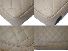 Load image into Gallery viewer, CHANEL シャネル ワンショルダーバッグ 9番台 カンボンライン ラムスキン ココマーク ベージュ シルバー金具 美品 中古 4c073638