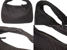 Load image into Gallery viewer, BOTTEGA VENETA ボッテガヴェネタ イントレチャート ホーボー ワンショルダーバッグ 115653-V0013 2040 ブラウン 美品 中古 4c073643