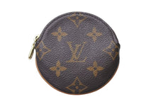 画像をギャラリービューアに読み込む, 極美品 LOUIS VUITTON ルイヴィトン コインケース ポルトモネロン モノグラムミニキャンバス ブラウン M61926 円形 中古 4c073646