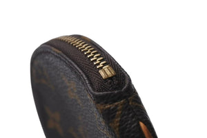 極美品 LOUIS VUITTON ルイヴィトン コインケース ポルトモネロン モノグラムミニキャンバス ブラウン M61926 円形 中古 4c073646