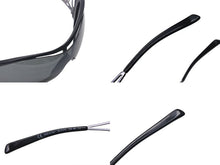 画像をギャラリービューアに読み込む, YVES SAINT LAURENT イヴサンローラン サングラス YSL6107/S サイズ125 ブラック プラスチック ラインストーン 美品 中古 4c073650