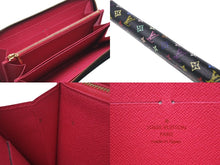 画像をギャラリービューアに読み込む, LOUIS VUITTON ルイヴィトン ジッピーウォレット 長財布 M60243 モノグラム マルチカラー ブラック 村上隆 美品 中古 4c073652