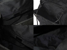 Load image into Gallery viewer, GUCCI グッチ GG柄 リュック バックパック デイバッグ イタリア製 002058 GGナイロン レザー ブラック 美品 中古 4c073656