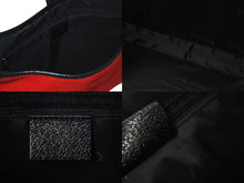 Load image into Gallery viewer, 極美品 GUCCI グッチ ワンショルダー ハンドバッグ フェルト レザー ブラック レッド 0013306 中古 4c073665