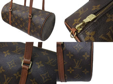 画像をギャラリービューアに読み込む, 極美品 LOUIS VUITTON ルイヴィトン ハンドバック パピヨン30 GM 筒型 モノグラム M51365 ゴールド金具 ブラウン 中古 4c073670