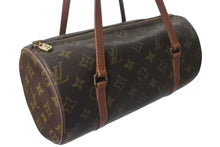 画像をギャラリービューアに読み込む, LOUIS VUITTON ルイヴィトン パピヨン26 ハンドバッグ M51386 モノグラム ブラウン ゴールド金具 美品 中古 4c073671