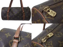 画像をギャラリービューアに読み込む, LOUIS VUITTON ルイヴィトン パピヨン26 ハンドバッグ M51386 モノグラム ブラウン ゴールド金具 美品 中古 4c073671