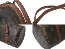 画像をギャラリービューアに読み込む, LOUIS VUITTON ルイヴィトン パピヨン26 ハンドバッグ M51386 モノグラム ブラウン ゴールド金具 美品 中古 4c073671