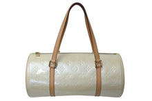 Load image into Gallery viewer, 極美品 LOUIS VUITTON ルイヴィトン ベッドフォード ハンドバッグ M91006 モノグラムヴェルニ 筒型 ゴールド金具 イエロー 中古 4c073672