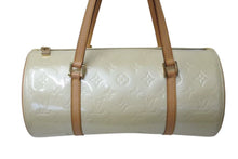Load image into Gallery viewer, 極美品 LOUIS VUITTON ルイヴィトン ベッドフォード ハンドバッグ M91006 モノグラムヴェルニ 筒型 ゴールド金具 イエロー 中古 4c073672