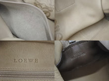 画像をギャラリービューアに読み込む, LOEWE ロエベ アマソナ28 ハンドバッグ 010403 アナグラムロゴ スウェード レザー ブラウン シルバー金具 良品 中古 4c073673