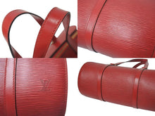 画像をギャラリービューアに読み込む, LOUIS VUITTON ルイヴィトン エピ スフロ ハンドバッグ レザー カスティリアンレッド M52227 エピレザー ゴールド金具 美品 中古 4c073680