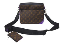 画像をギャラリービューアに読み込む, 極美品 LOUIS VUITTON ルイヴィトン モノグラム マカサー トリオ メッセンジャー ショルダーバッグ M46266 ブラウン パープル PVC レザー シルバー金具 中古 4c073682