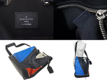 画像をギャラリービューアに読み込む, LOUIS VUITTON ルイヴィトン ノエ マラン ショルダーバッグ N41611 ダミエコバルト PVC レザー シルバー金具 美品 中古 4c073686