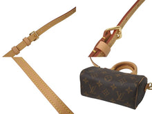 画像をギャラリービューアに読み込む, 極美品 LOUIS VUITTON ルイヴィトン ナノスピーディ ハンドバッグ 2WAYバッグ M81085 モノグラム PVC レザー 中古 4c073692