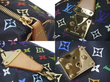 画像をギャラリービューアに読み込む, 極美品 LOUIS VUITTON ルイヴィトン キーポル45 ボストンバッグ M92640 モノグラム マルチカラー ブラック 村上隆 中古 4c073711