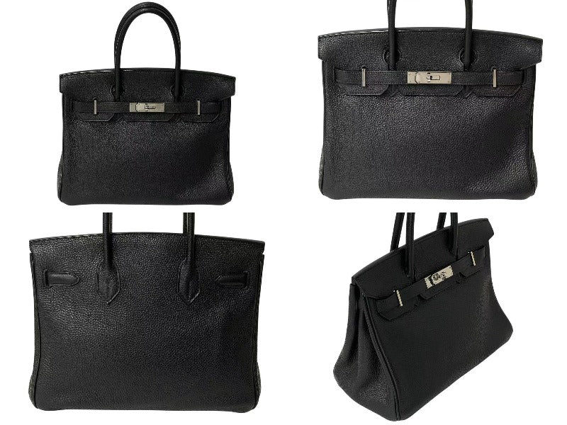 HERMES エルメス バーキン30 ハンドバッグ トゴ ブラック シルバー金具 ☐J刻印 2006年 美品 中古 4c073714