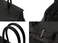 Load image into Gallery viewer, HERMES エルメス バーキン30 ハンドバッグ トゴ ブラック シルバー金具 ☐J刻印 2006年 美品 中古 4c073714