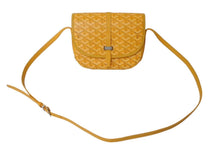画像をギャラリービューアに読み込む, GOYARD ゴヤール ベルヴェデーレPM バッグ ショルダーバッグ BELVE3PMLTY08CG08P イエロー PVC レザー 美品 中古 4c073722