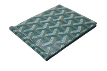 画像をギャラリービューアに読み込む, 新品未使用 GOYARD ゴヤール 財布 サントマ STTHOMPMLTY01CL01P マネークリップ カードケース グリーン PVC レザー 中古 4c073728