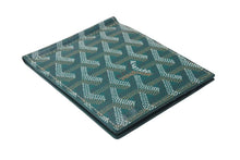 画像をギャラリービューアに読み込む, 新品未使用 GOYARD ゴヤール 財布 サントマ STTHOMPMLTY01CL01P マネークリップ カードケース グリーン PVC レザー 中古 4c073728