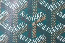 画像をギャラリービューアに読み込む, 新品未使用 GOYARD ゴヤール ヴィクトワール ウォレット 二つ折り財布 グリーン ゴヤールディンキャンバス 中古 4c073729
